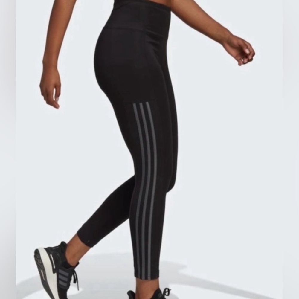 *NWOT* ADIDAS Black Leggings - size M